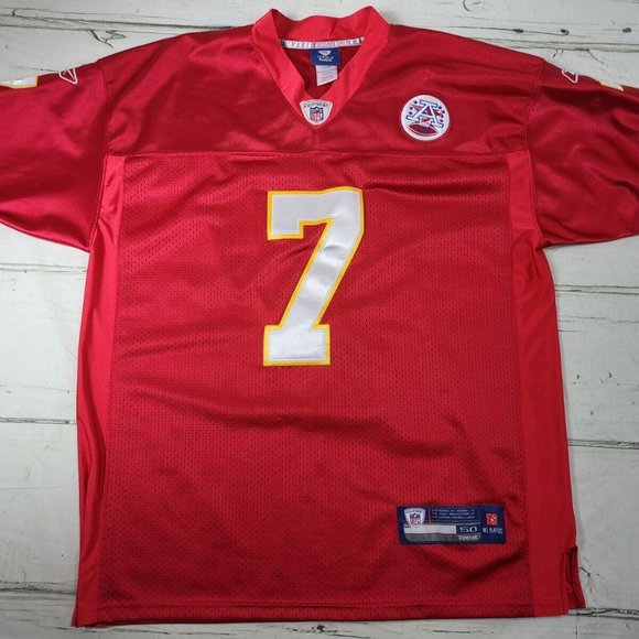 VTG Reebok On field Equipment Kansas City KC Chiefs Matt Cassel #7 Jersey Sz 50 - Picture 2 of 8